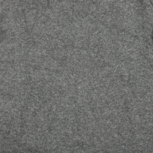 Zara Womens Grey Round Neck Acrylic Pullover Jumper Size S