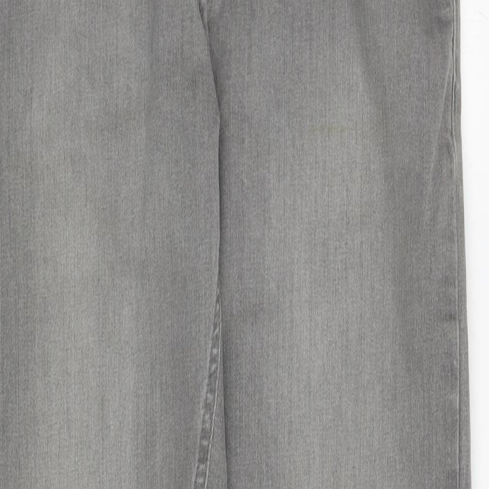 NEXT Mens Grey Cotton Skinny Jeans Size 28 in L31 in Regular Zip