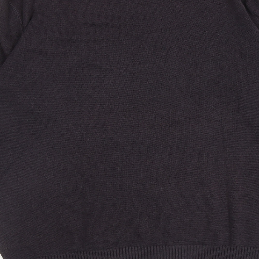 Tommy Hilfiger Mens Blue Round Neck Cotton Pullover Jumper Size L