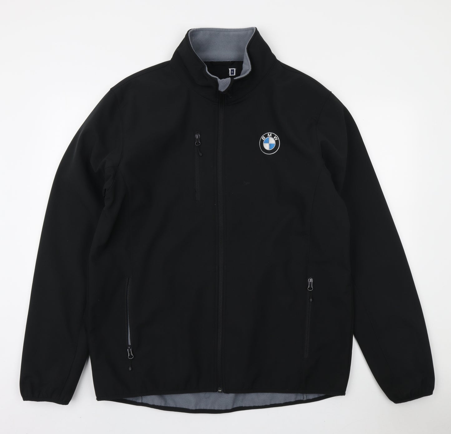 BMW Mens Black Jacket Size XL Zip