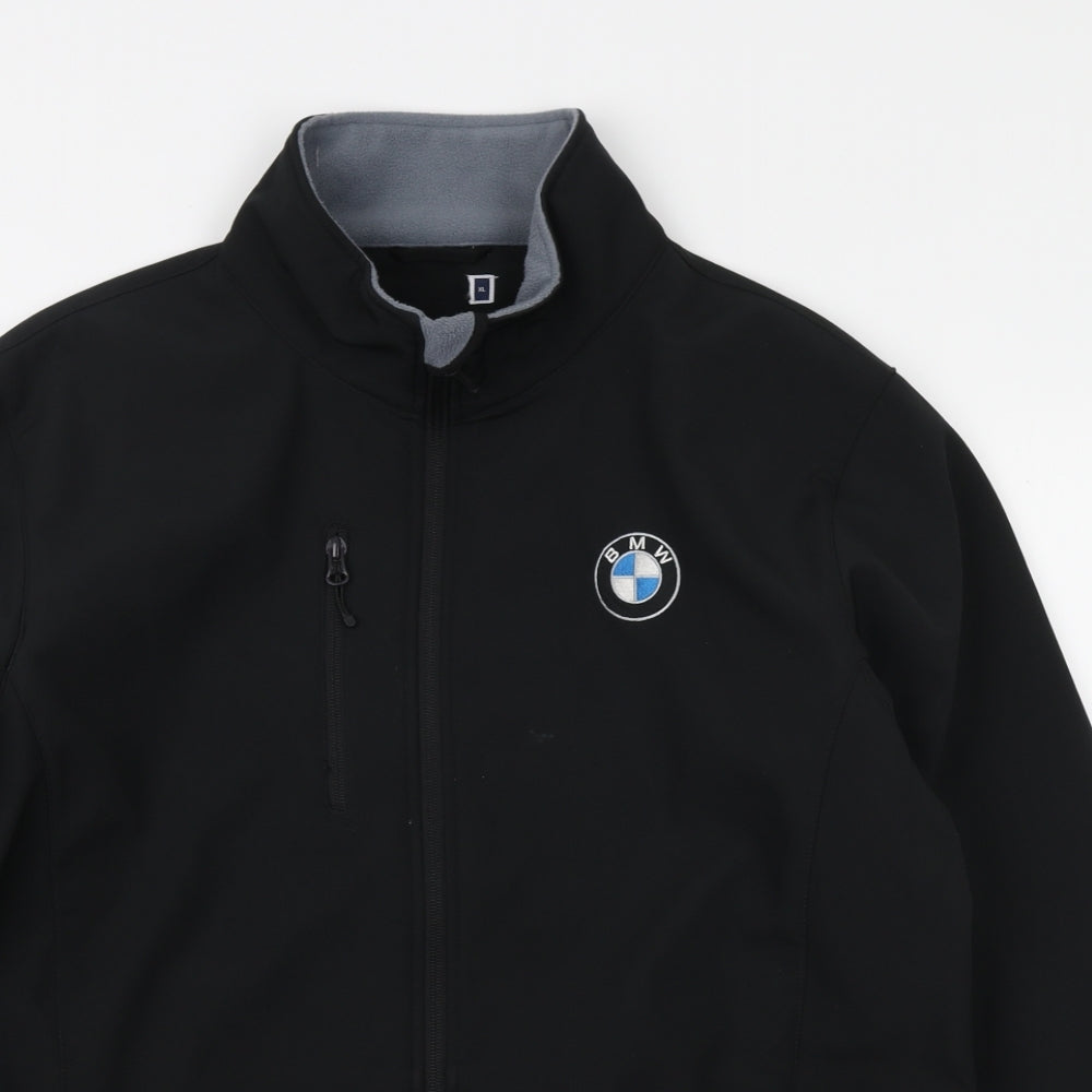 BMW Mens Black Jacket Size XL Zip
