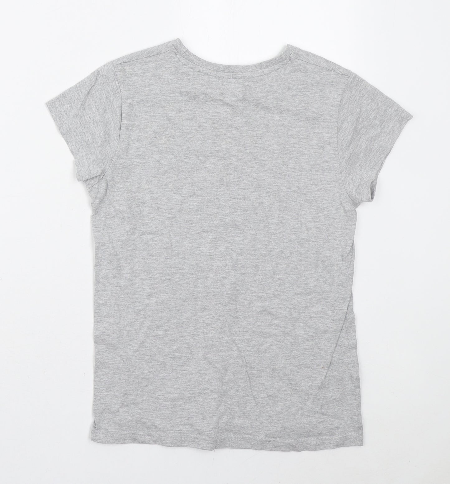 Studio Girls Grey Polyester Basic T-Shirt Size 12-13 Years Round Neck Pullover - #Drama Queen
