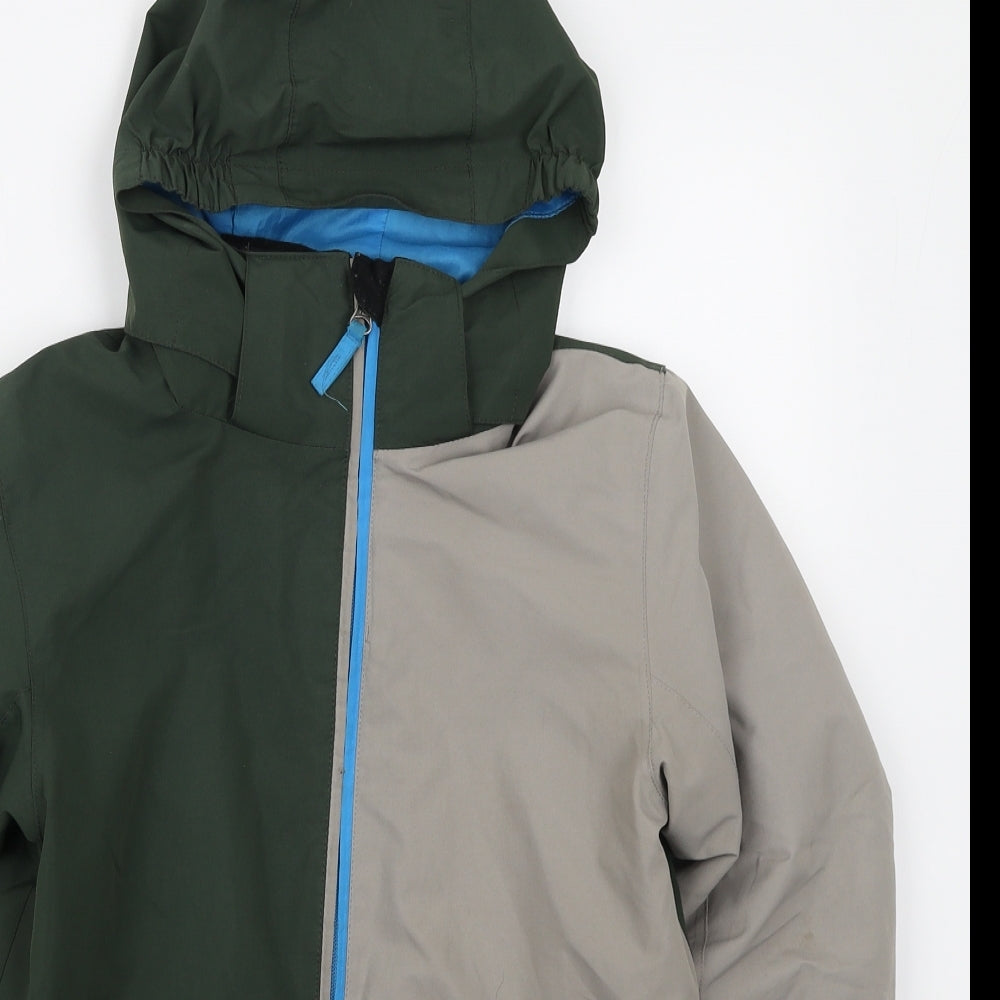 Crane Boys Green Ski Jacket Coat Size 9-10 Years Zip