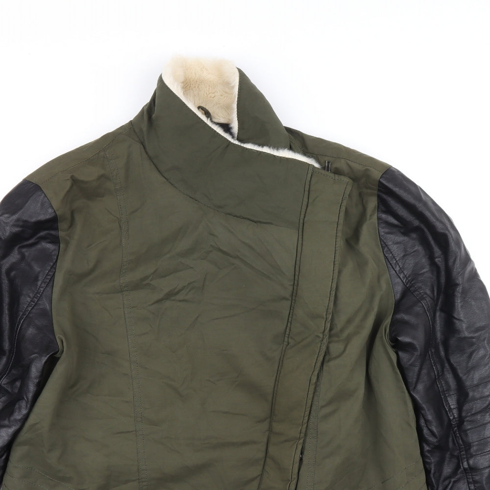 Atmosphere Womens Green Jacket Size 16 Zip