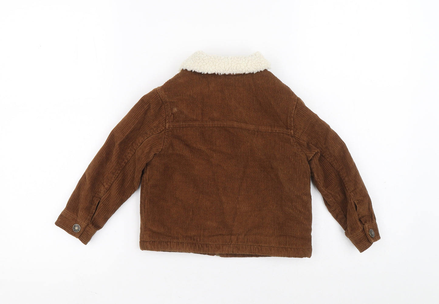 TU Boys Brown Jacket Size 2-3 Years Zip