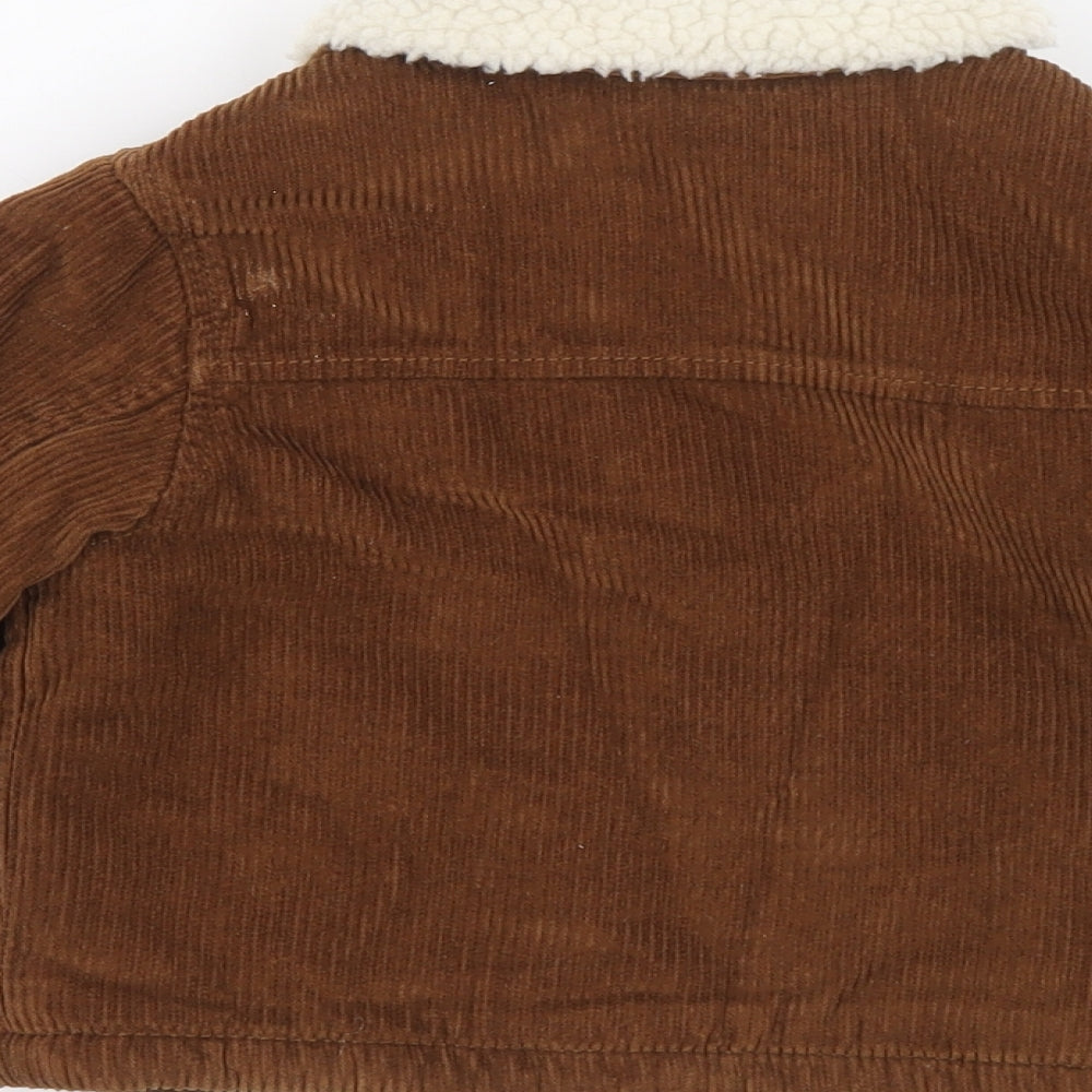 TU Boys Brown Jacket Size 2-3 Years Zip