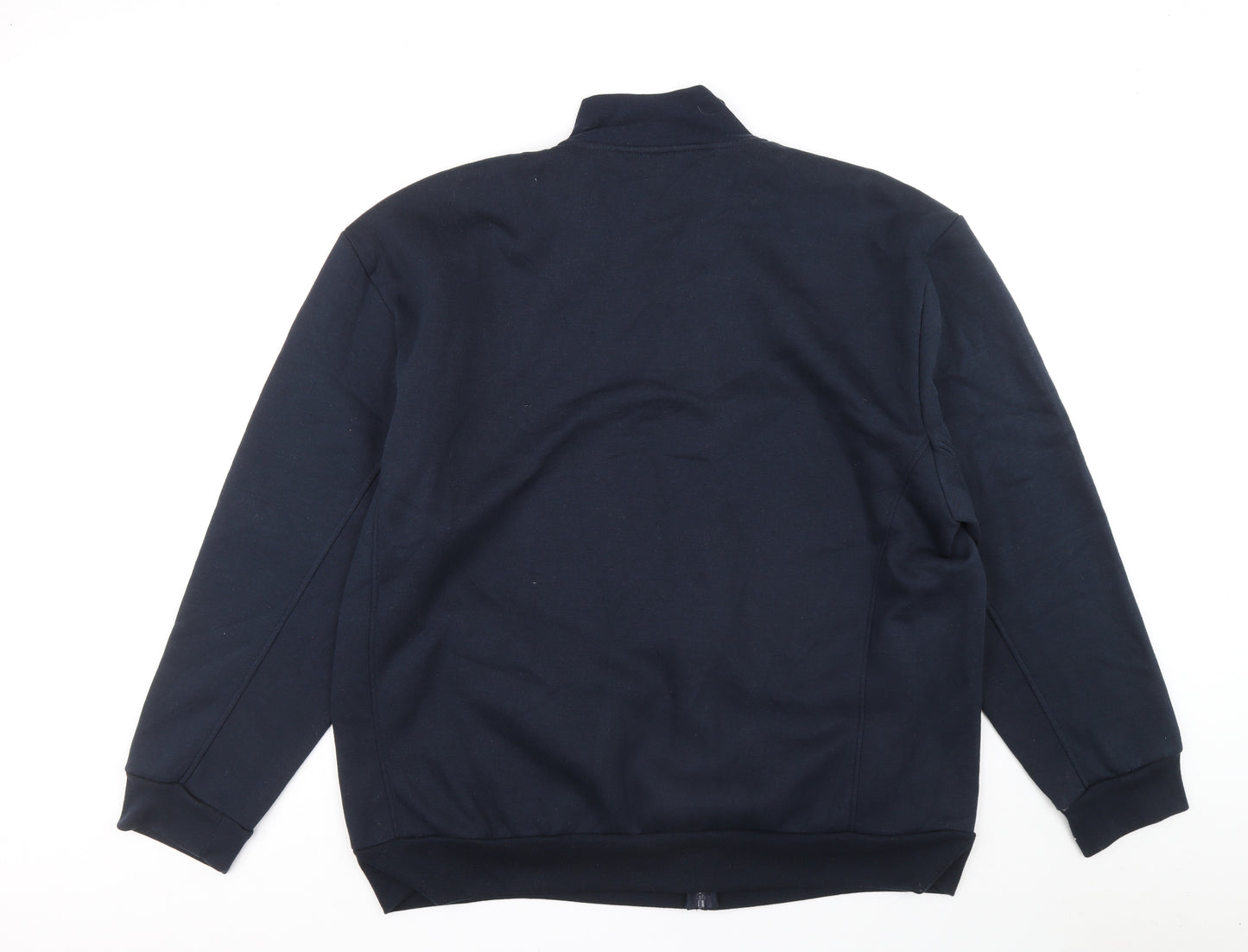 Slazenger Mens Blue Polyester Full Zip Sweatshirt Size 3XL - Logo