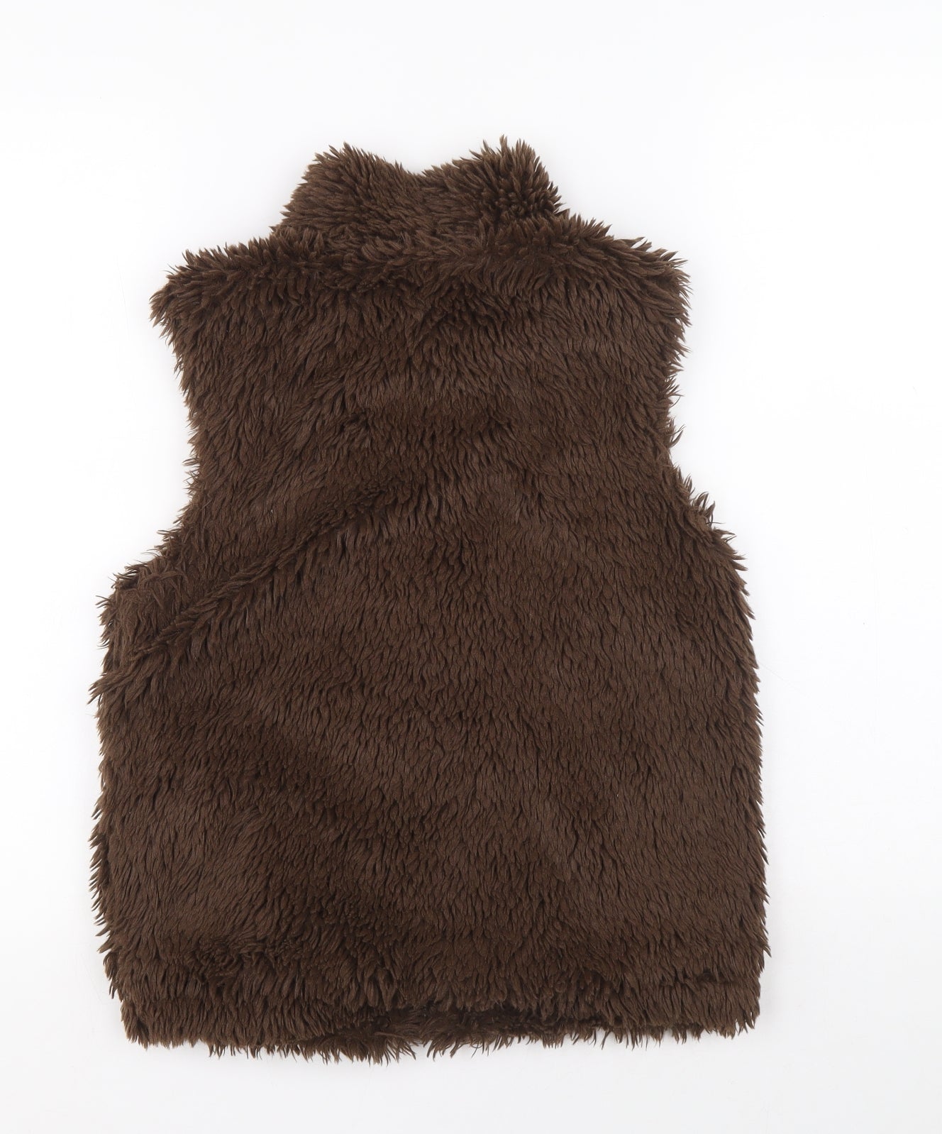 Mini Boden Girls Brown Gilet Jacket Size 13-14 Years Zip