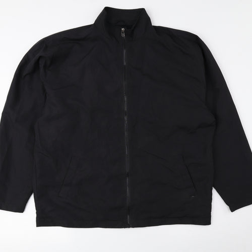 SQV Mens Black Jacket Size M Zip