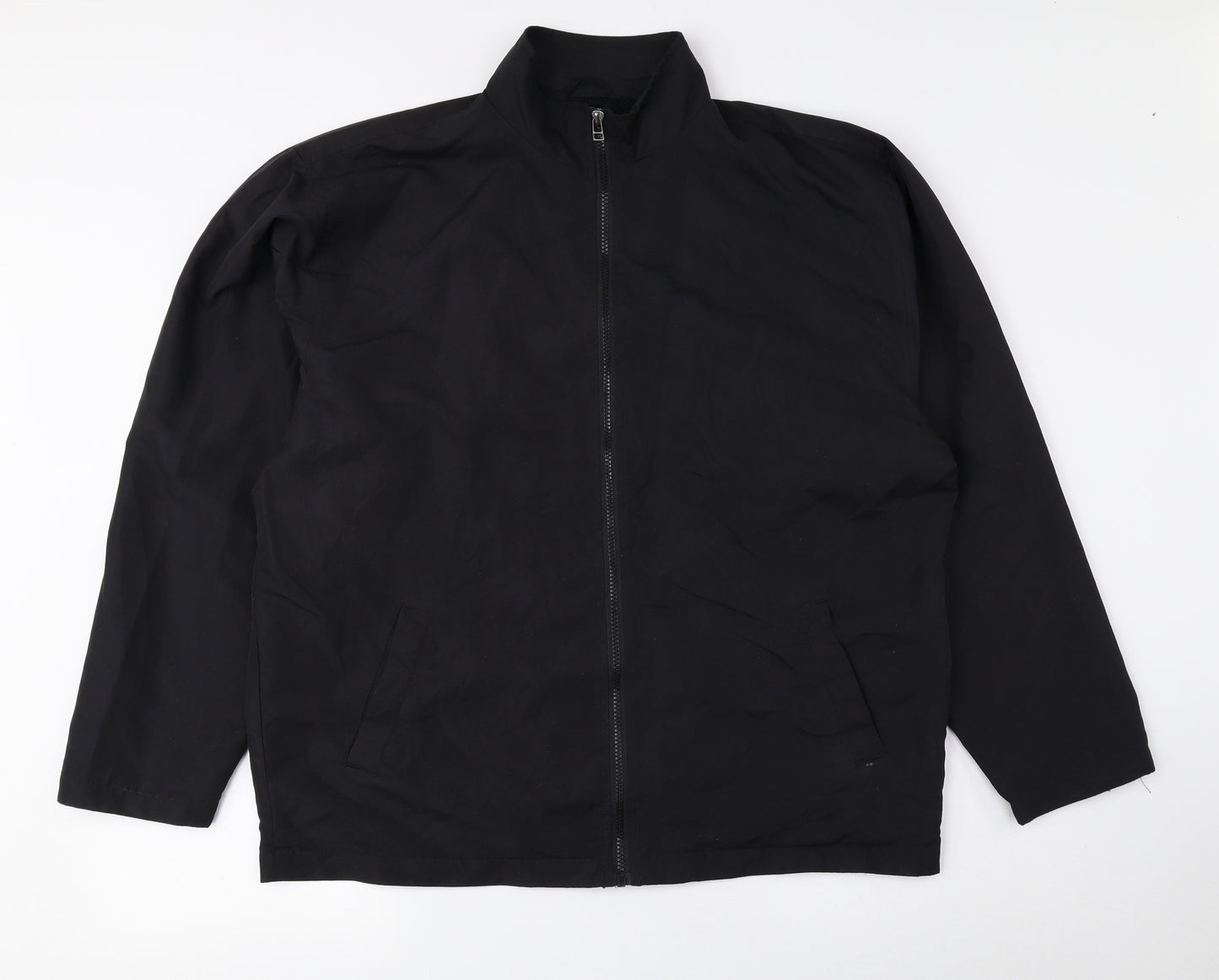 SQV Mens Black Jacket Size M Zip