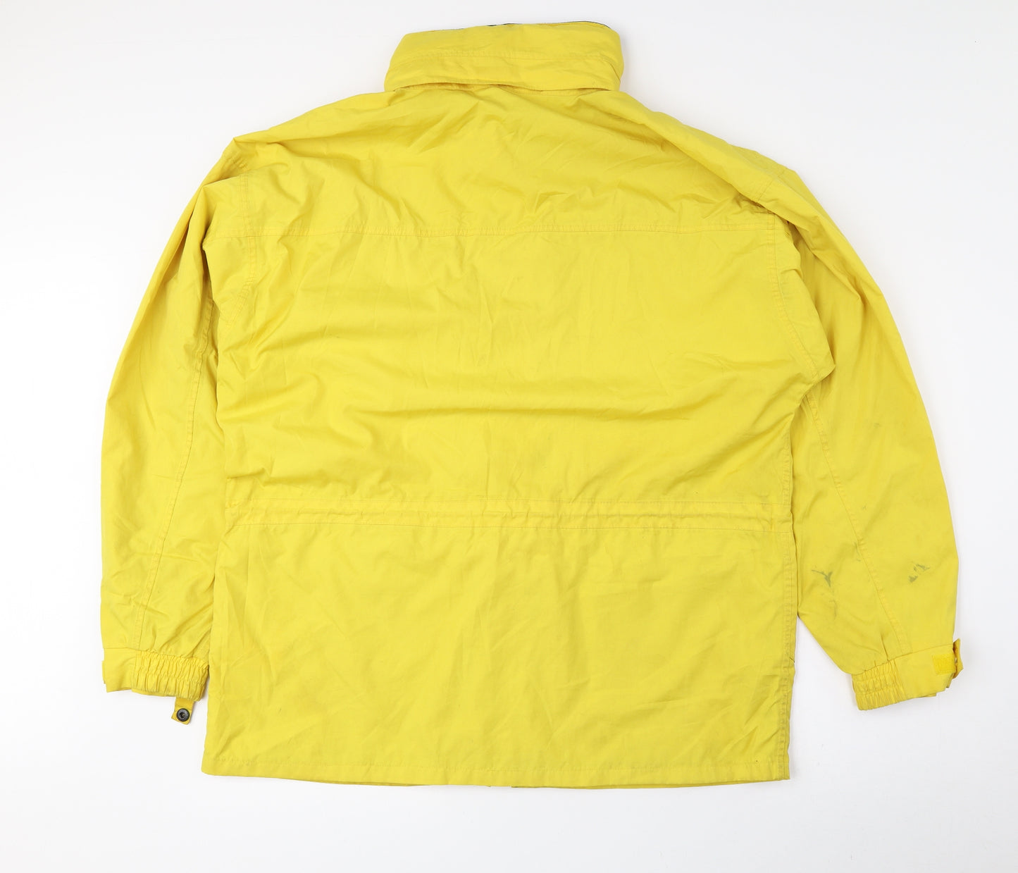 Regatta Mens Yellow Rain Coat Coat Size M Snap