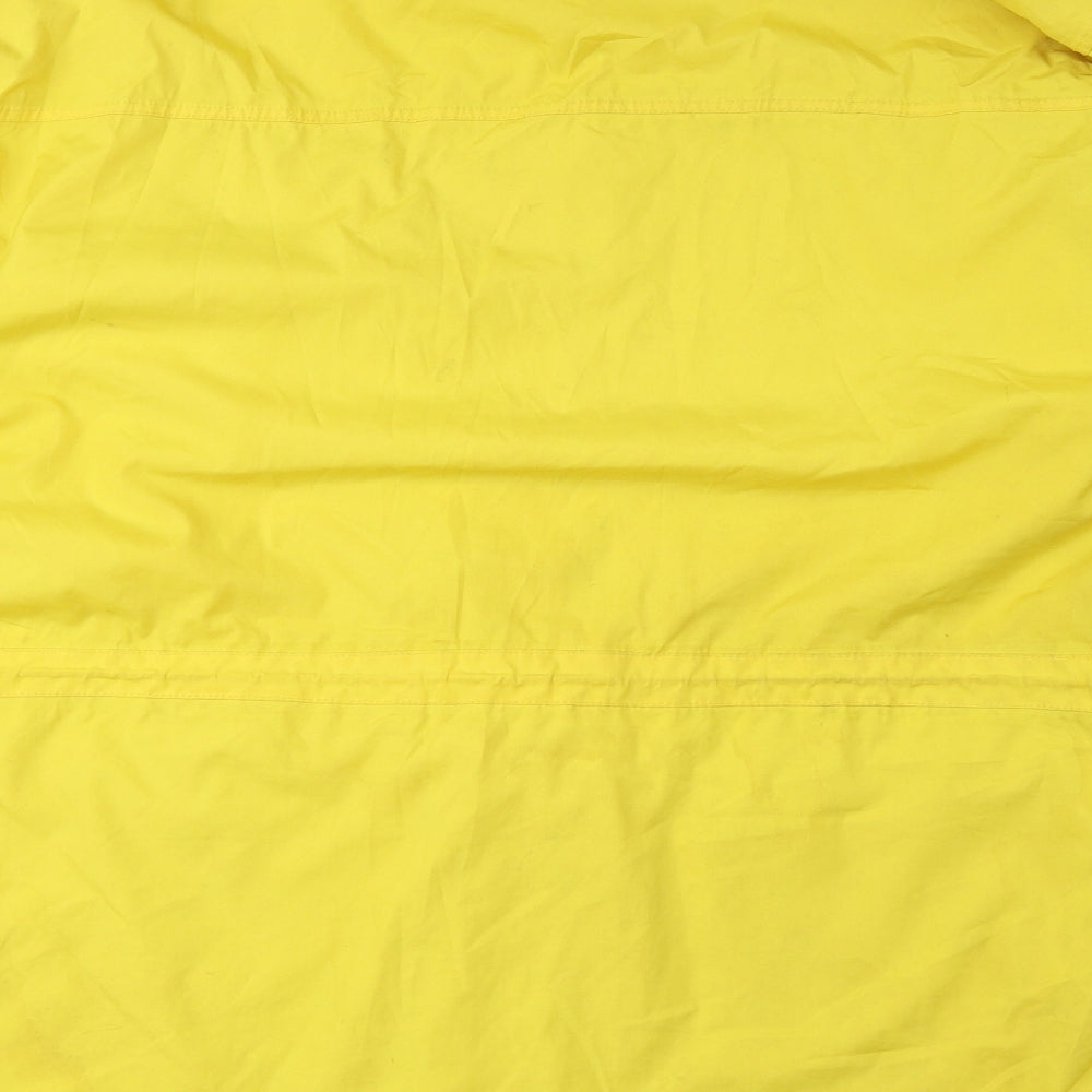 Regatta Mens Yellow Rain Coat Coat Size M Snap