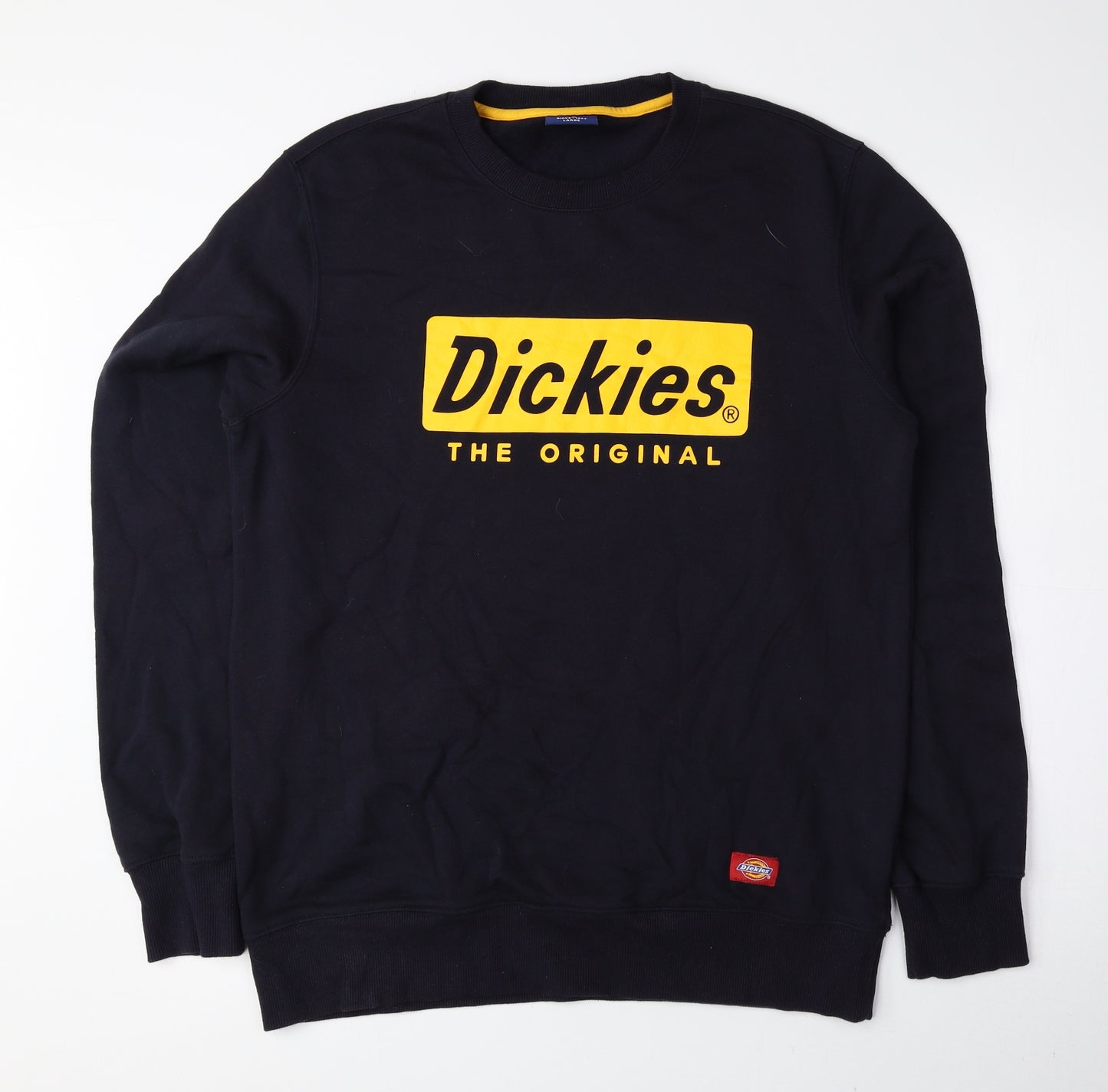 Dickies Mens Blue Polyester Pullover Sweatshirt Size L