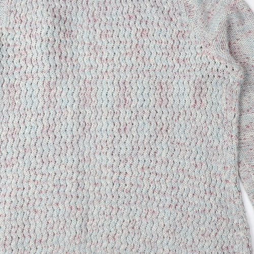 Per Una Womens Multicoloured V-Neck Cotton Cardigan Jumper Size 20