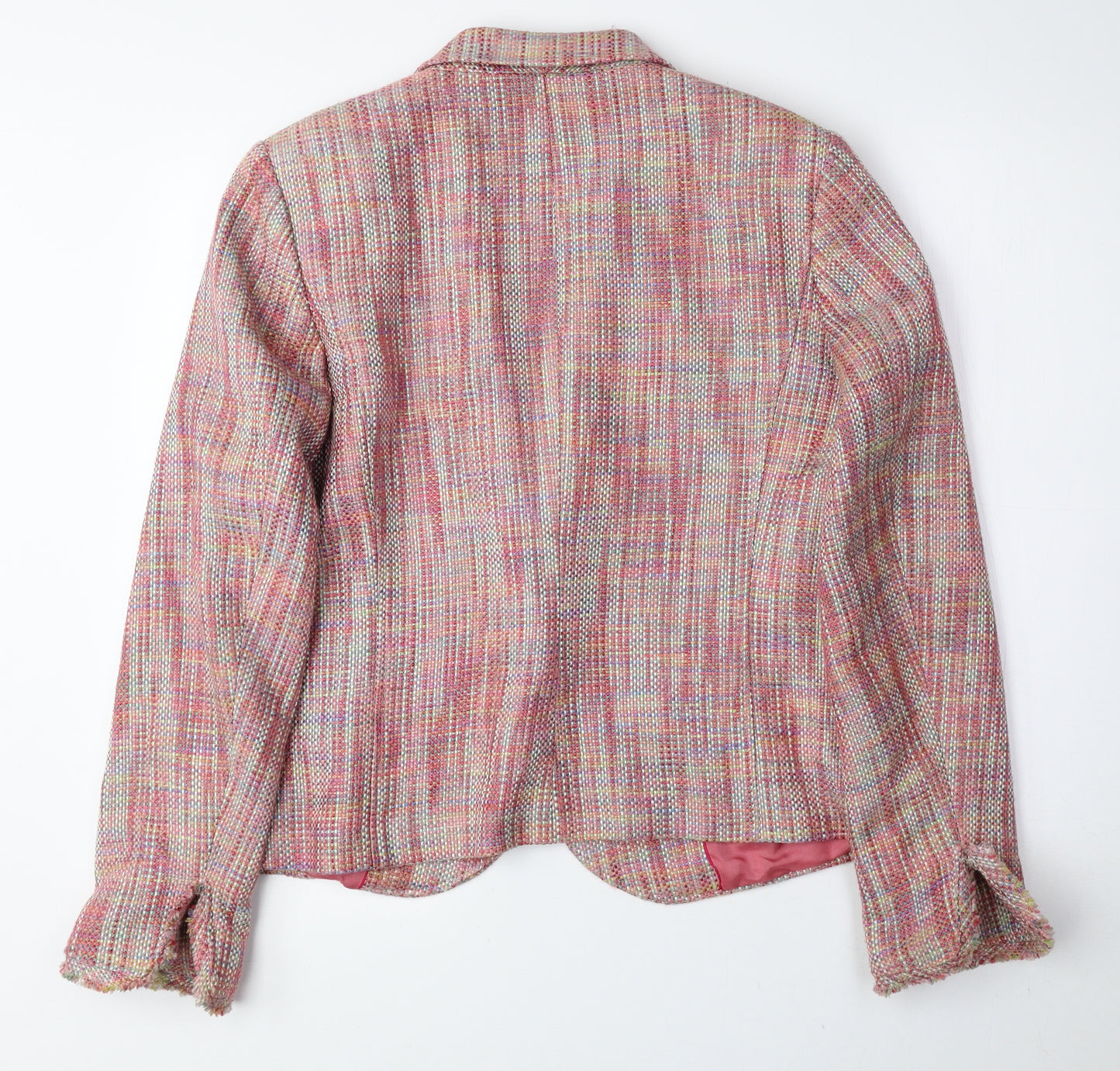 Per Una Womens Multicoloured Jacket Blazer Size 18 Button