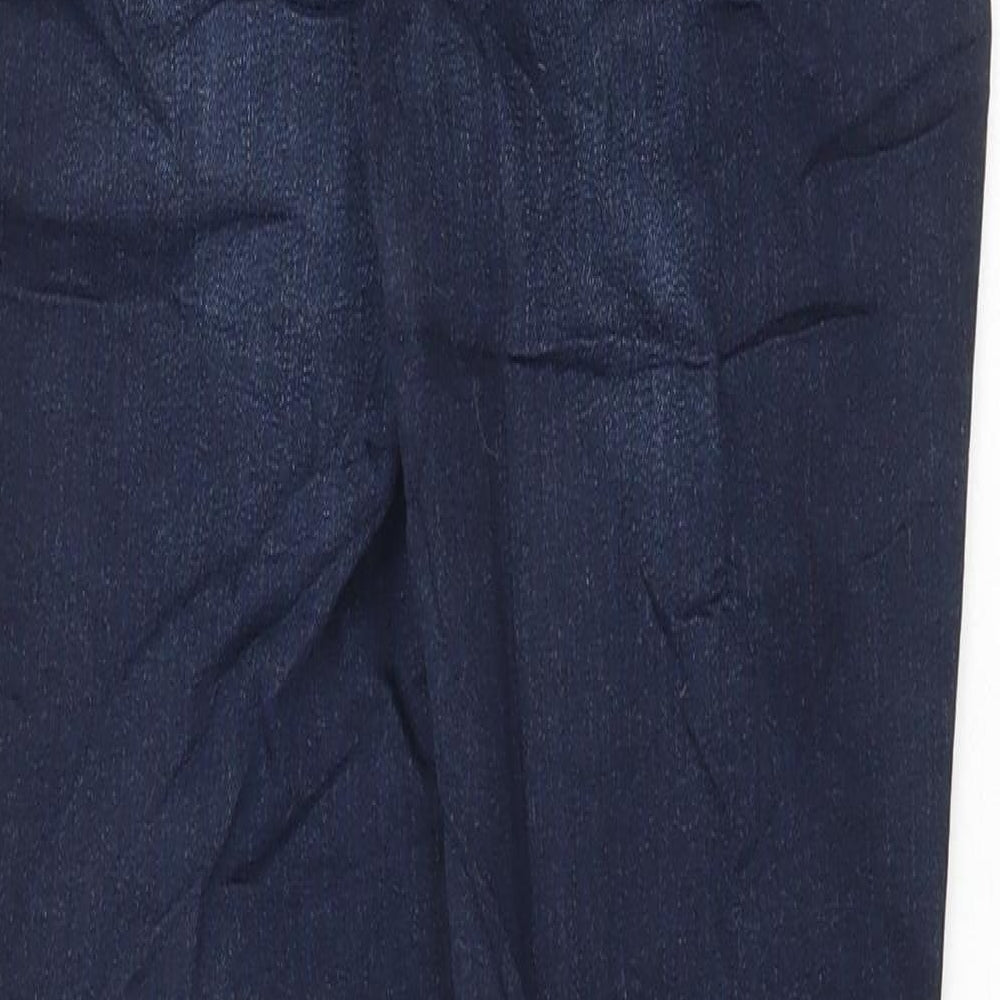 Marks and Spencer Womens Blue Cotton Skinny Jeans Size 8 L27 in Regular Button