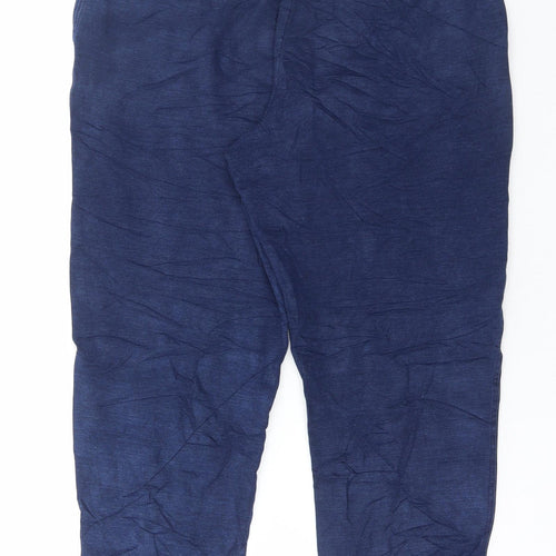 Marks and Spencer Womens Blue Cotton Jegging Jeans Size 12 L26 in Regular Tie