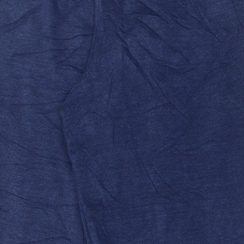 Marks and Spencer Womens Blue Cotton Jegging Jeans Size 12 L26 in Regular Tie