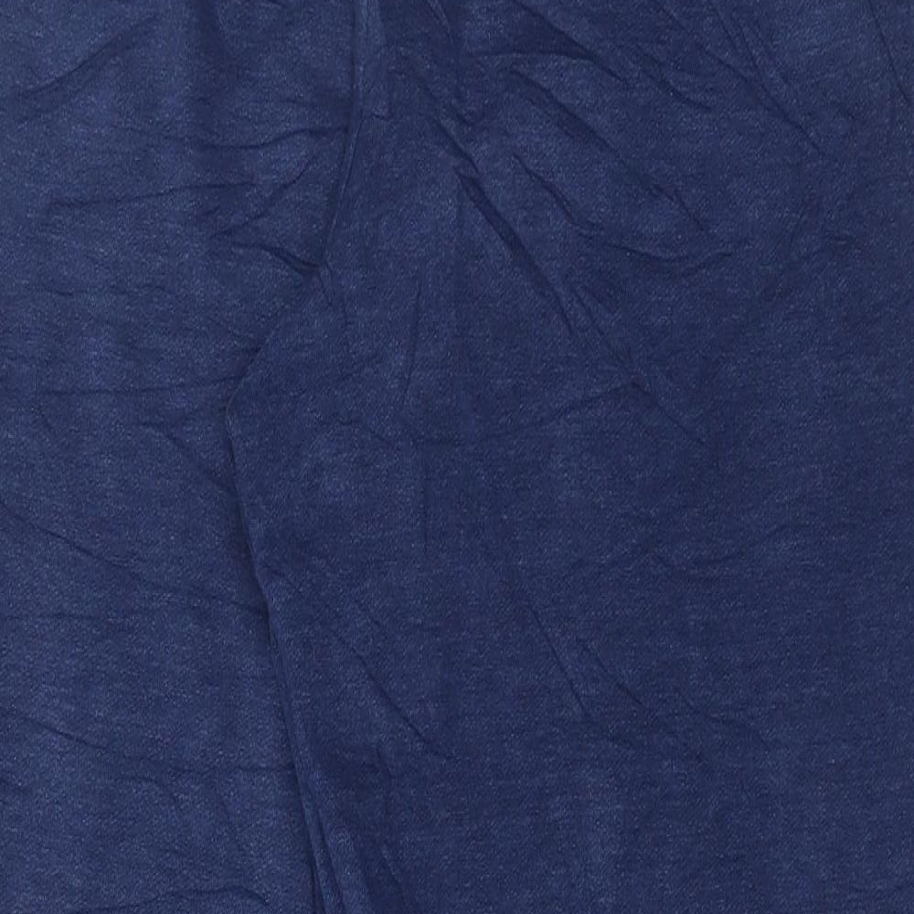 Marks and Spencer Womens Blue Cotton Jegging Jeans Size 12 L26 in Regular Tie