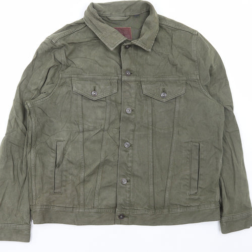 Eighty Four Mens Green Jacket Size XL Button