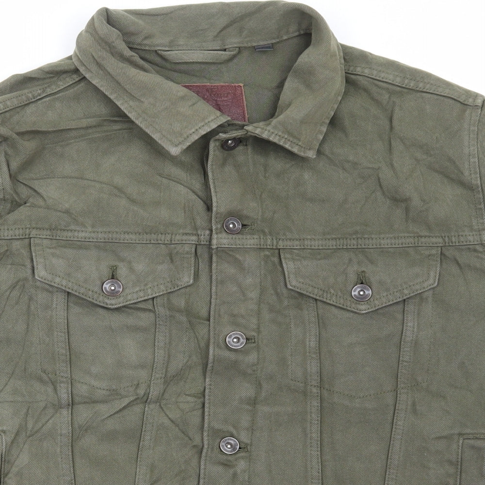 Eighty Four Mens Green Jacket Size XL Button