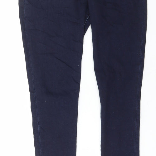 Preworn Womens Blue Cotton Jegging Jeans Size 34 in L29 in Regular