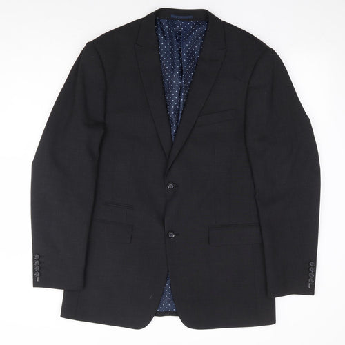 Skopes Mens Grey Polyester Jacket Suit Jacket Size 42