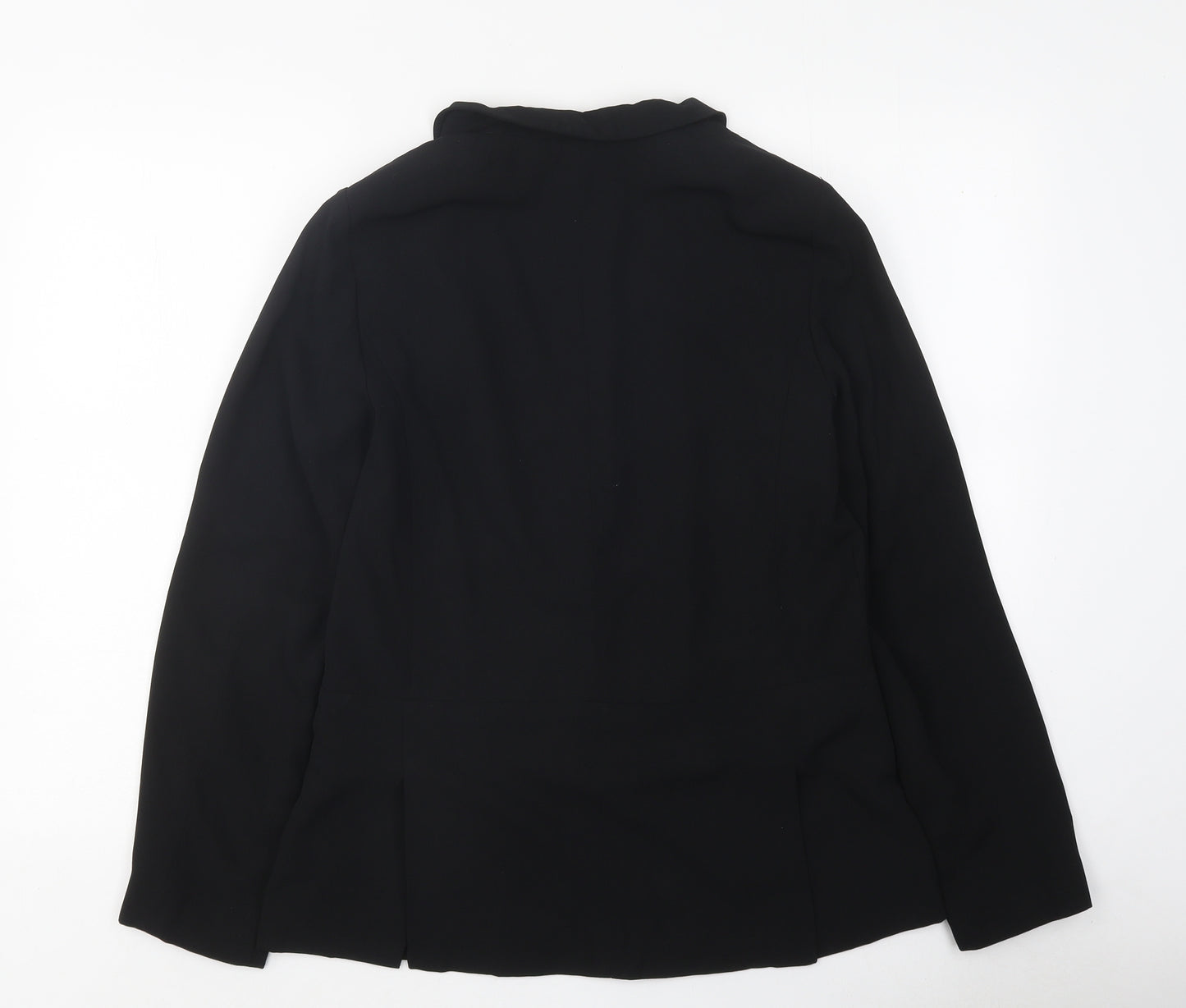 New Look Womens Black Jacket Blazer Size 10 Button