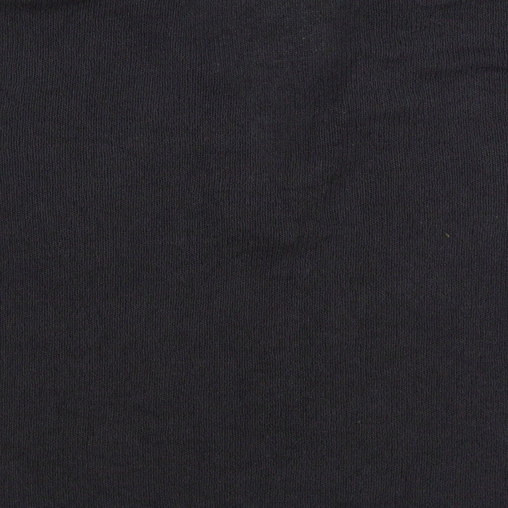 H&M Womens Grey V-Neck Viscose Pullover Jumper Size XS