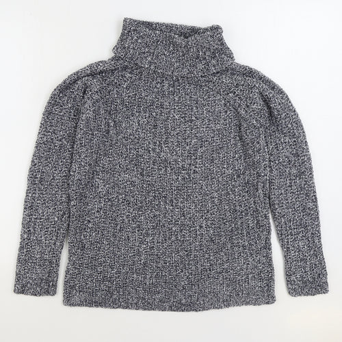 Atmosphere Womens Grey Roll Neck Viscose Pullover Jumper Size 6