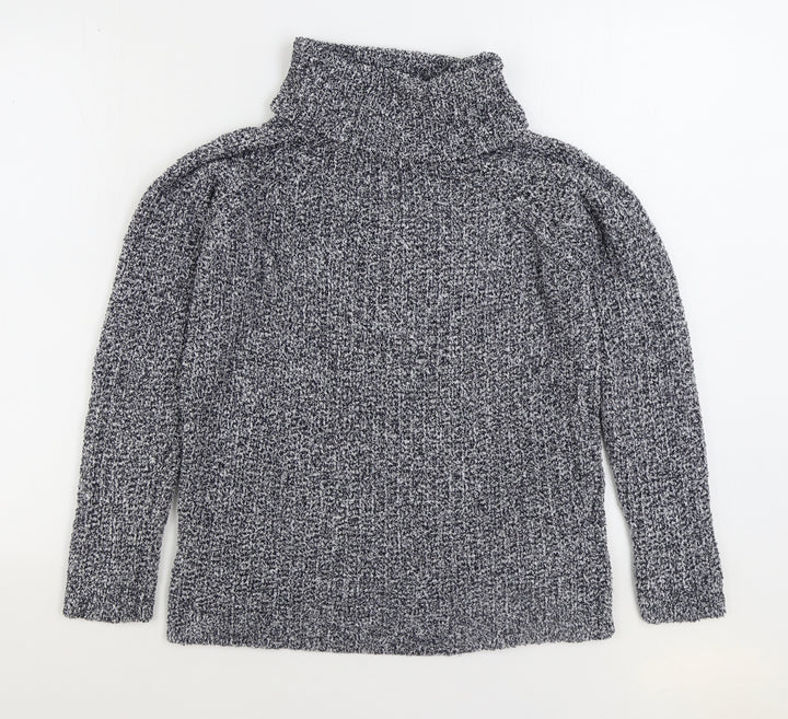 Atmosphere Womens Grey Roll Neck Viscose Pullover Jumper Size 6