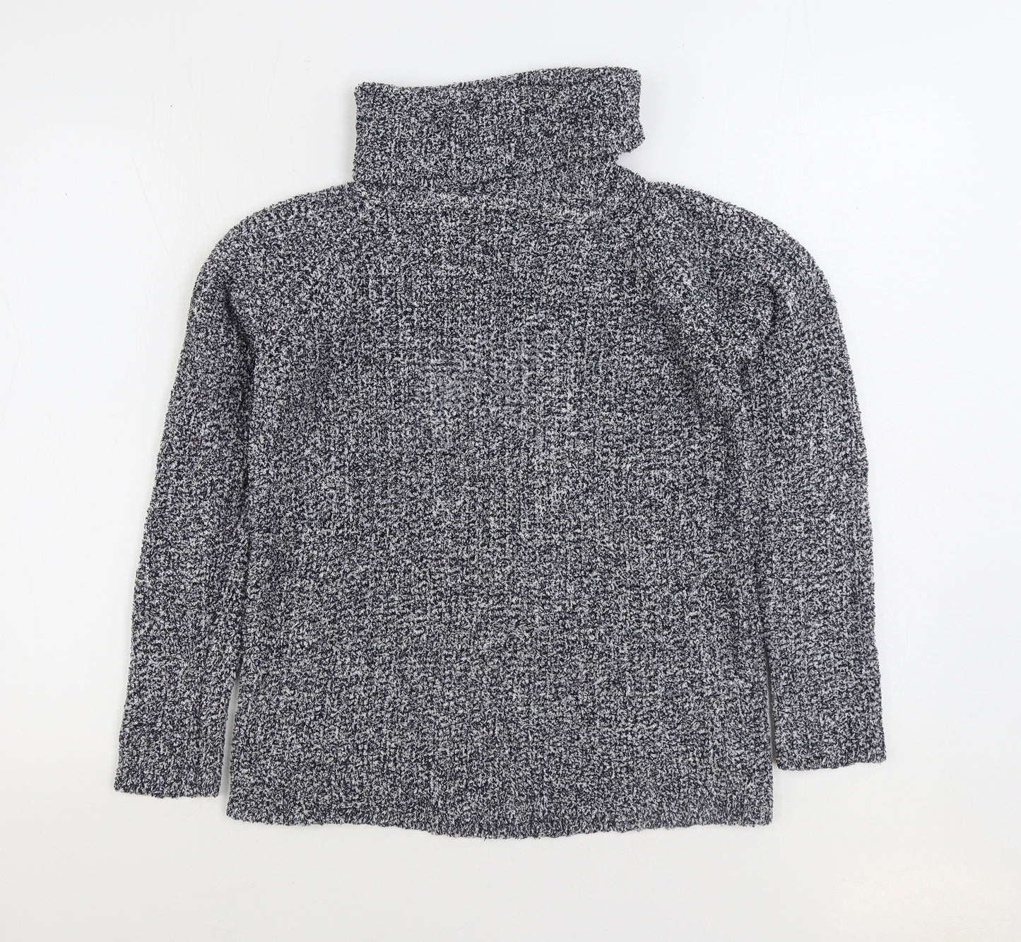 Atmosphere Womens Grey Roll Neck Viscose Pullover Jumper Size 6