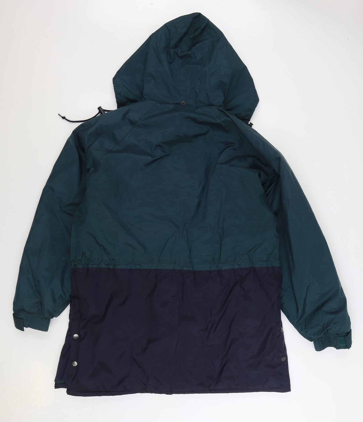 Blue Riband Mens Green Rain Coat Coat Size M Zip