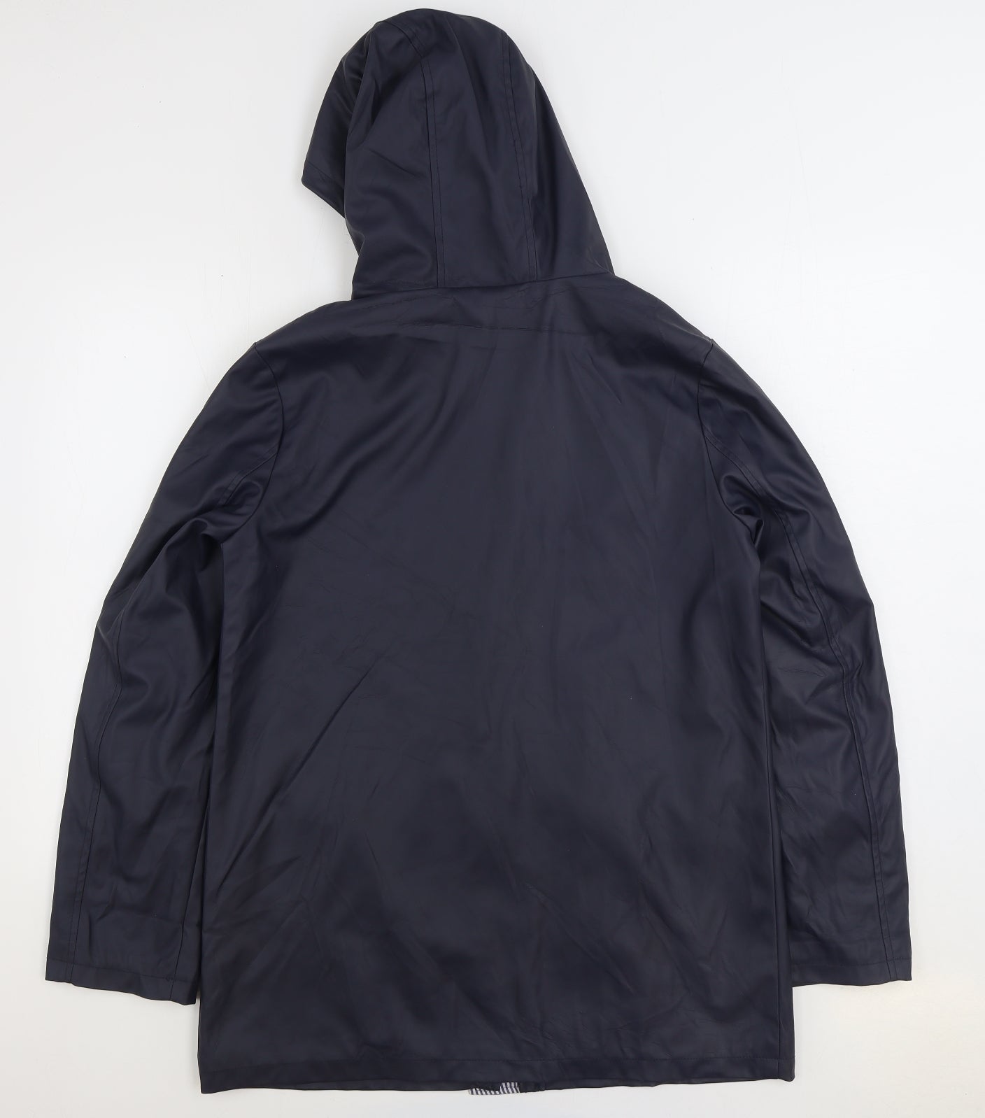 Dorothy Perkins Womens Black Rain Coat Coat Size 10 Zip