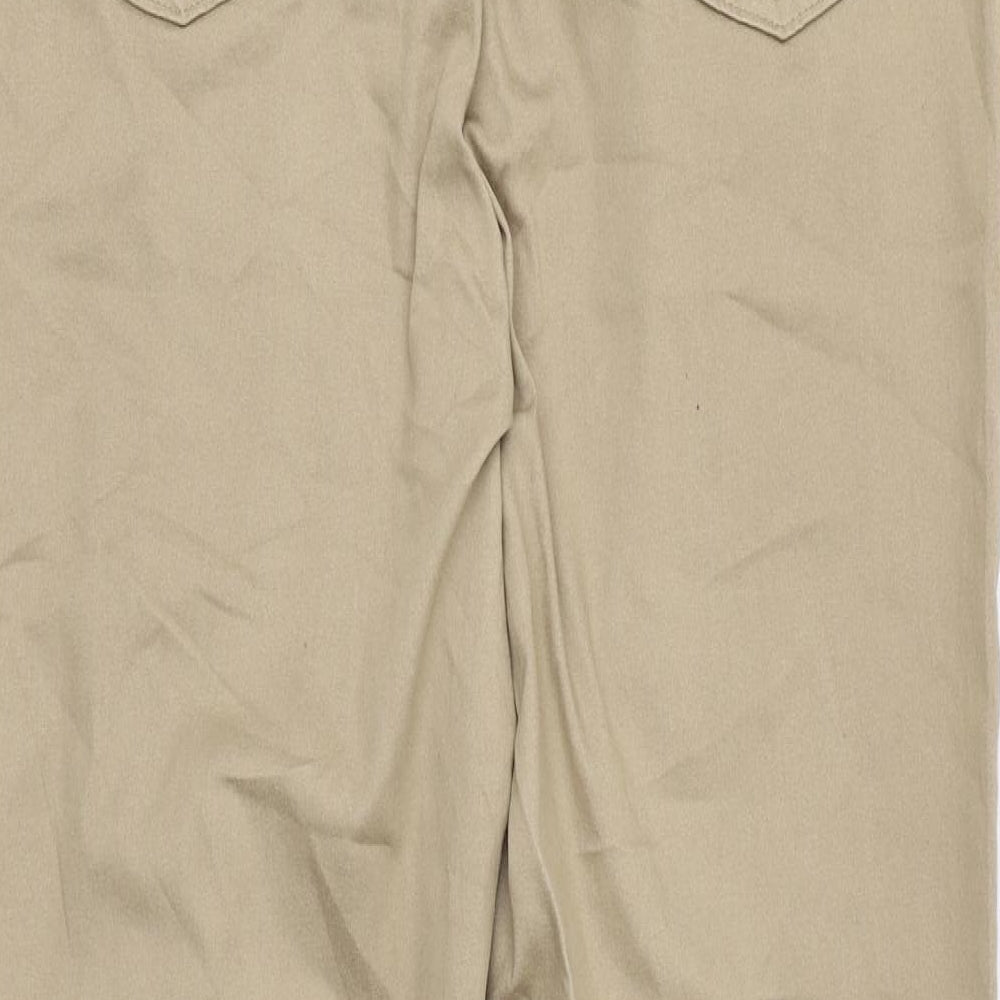 Marks and Spencer Womens Brown Cotton Jegging Leggings Size 16 L27 in