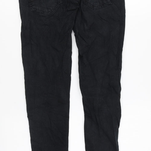 Denim & Co. Womens Black Cotton Skinny Jeans Size 28 in L30 in Regular Zip