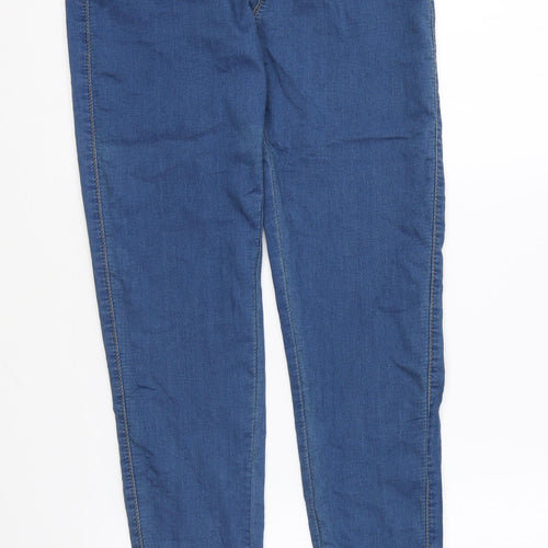 Denim & Co. Womens Blue Polyester Jegging Leggings Size 8 L29 in
