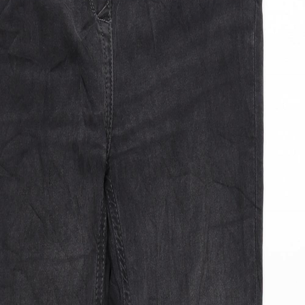 NEXT Womens Blue Cotton Skinny Jeans Size 10 L29 in Regular Zip