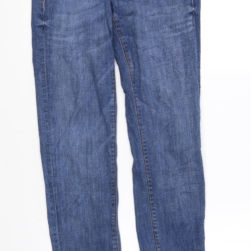 H&M Womens Blue Cotton Skinny Jeans Size 26 in L32 in Regular Zip