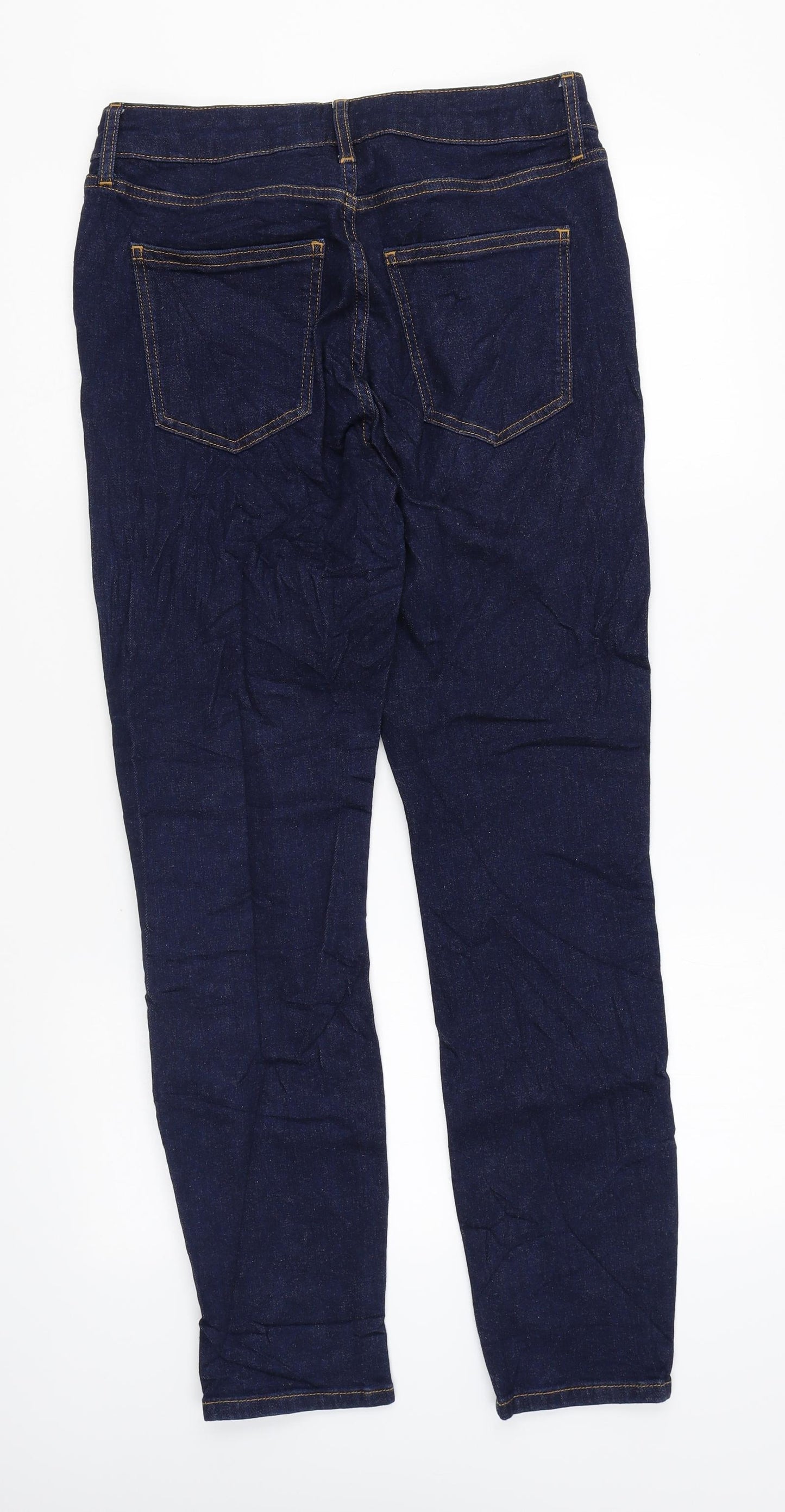Boden Womens Blue Cotton Skinny Jeans Size 12 L27 in Regular Zip