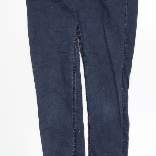 H&M Womens Blue Cotton Skinny Jeans Size 32 in L32 in Regular Zip