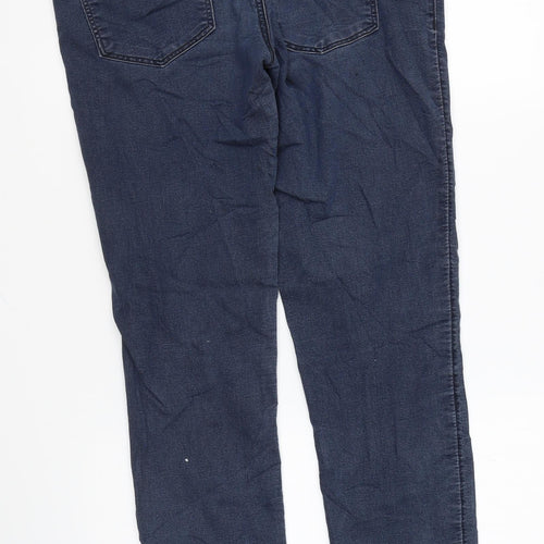 H&M Womens Blue Cotton Skinny Jeans Size 32 in L32 in Regular Zip