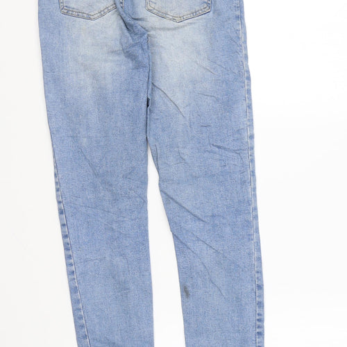 Dotti Womens Blue Cotton Skinny Jeans Size 8 L29 in Regular Zip