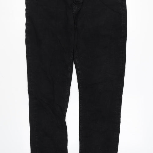 Easy Womens Black Cotton Skinny Jeans Size 36 in L34 in Regular Zip