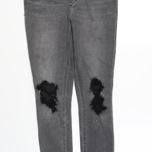 Joe's Mens Grey Cotton Skinny Jeans Size 28 in L27 in Regular Zip