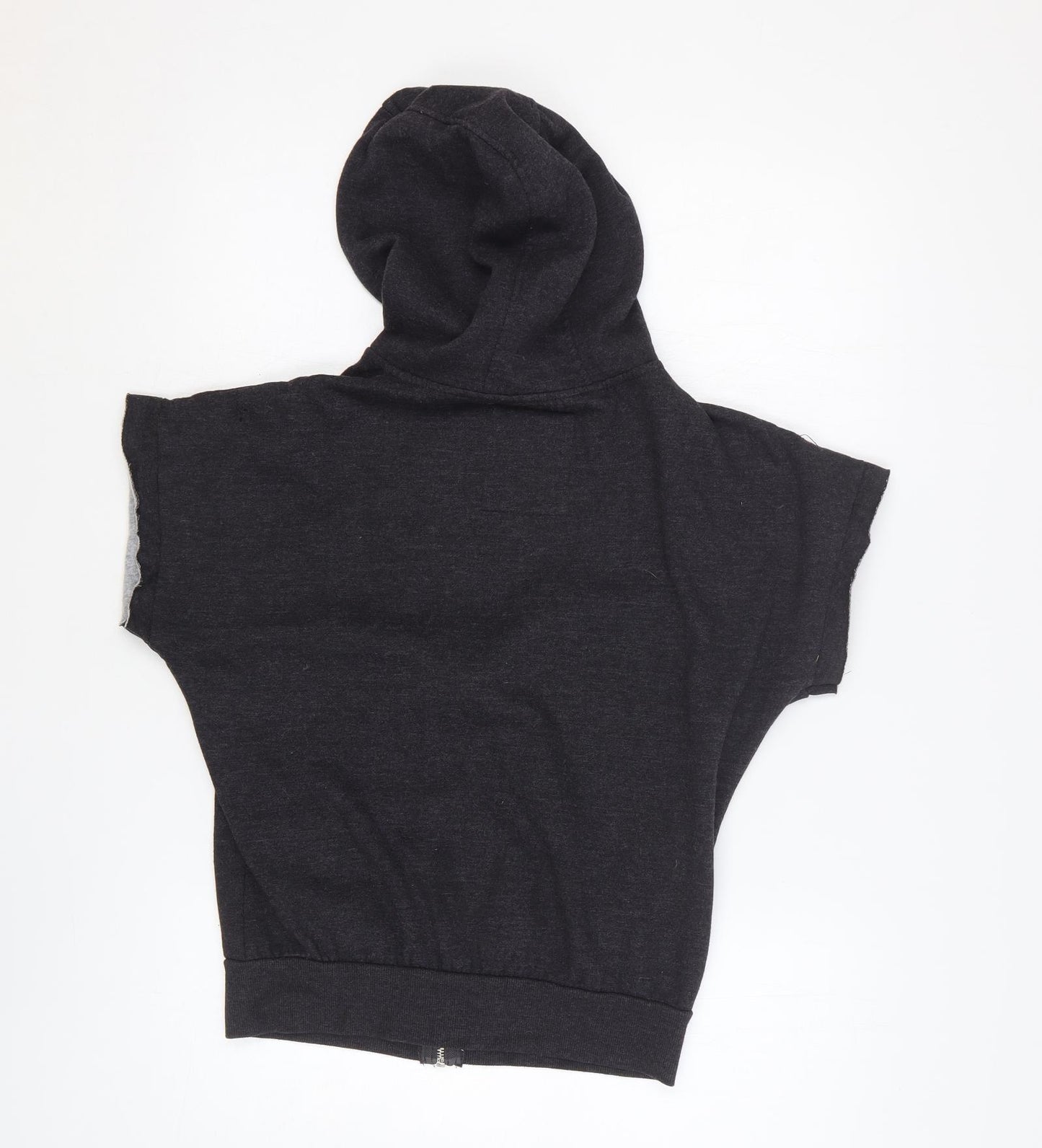 Atmosphere Womens Grey Polyester Full Zip Hoodie Size 8 Zip