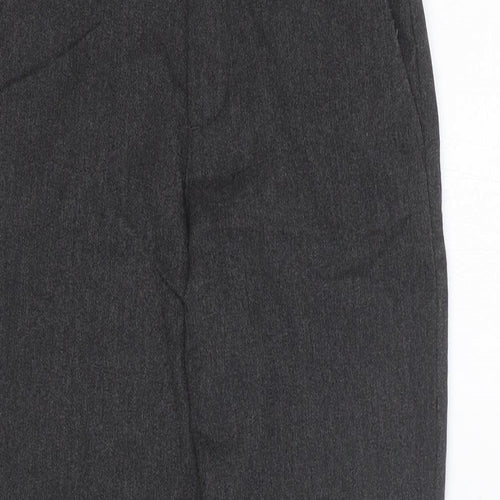 George Boys Grey Polyester Dress Pants Trousers Size 8-9 Years Regular Zip