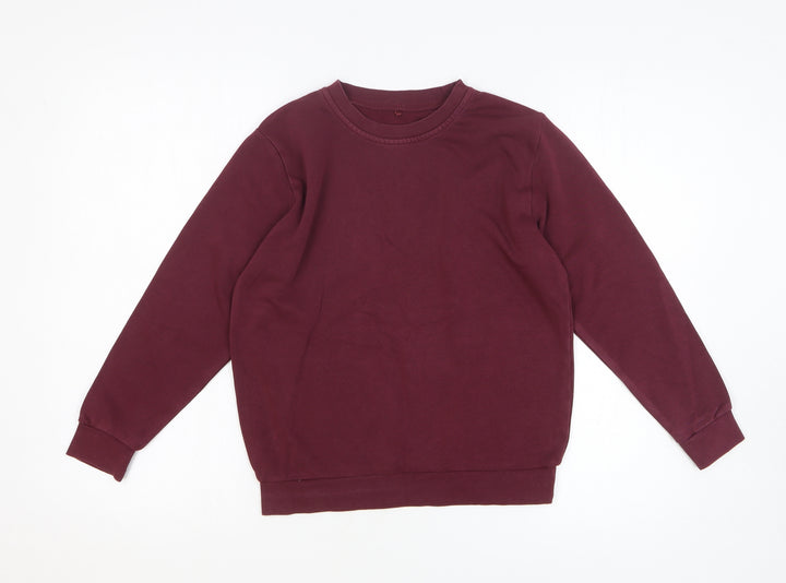 George Boys Brown Cotton Pullover Sweatshirt Size 9-10 Years