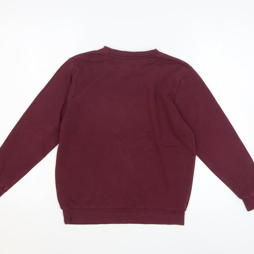 George Boys Brown Cotton Pullover Sweatshirt Size 9-10 Years