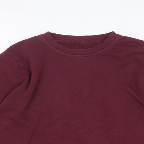 George Boys Brown Cotton Pullover Sweatshirt Size 9-10 Years